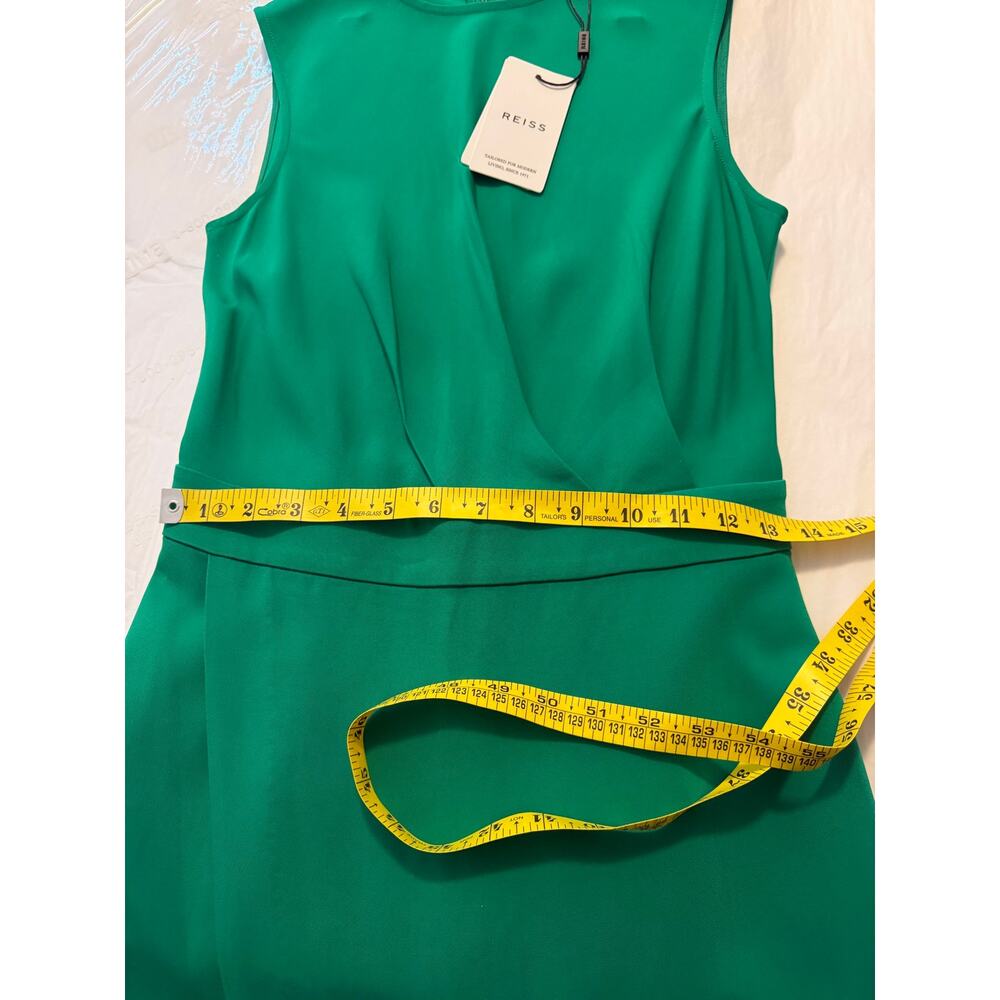 REISS Layla Bodycon Dress in Green Size 4 NWT - Picture 12 of 15